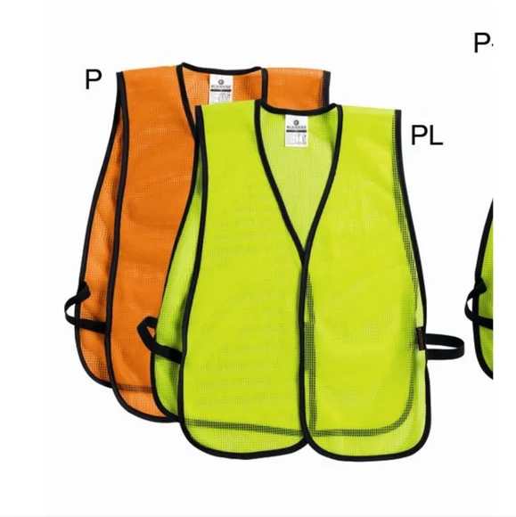 ML Kishigo P Series Plain Mesh Vest Pack 5 Pcs - Picture 3 of 4